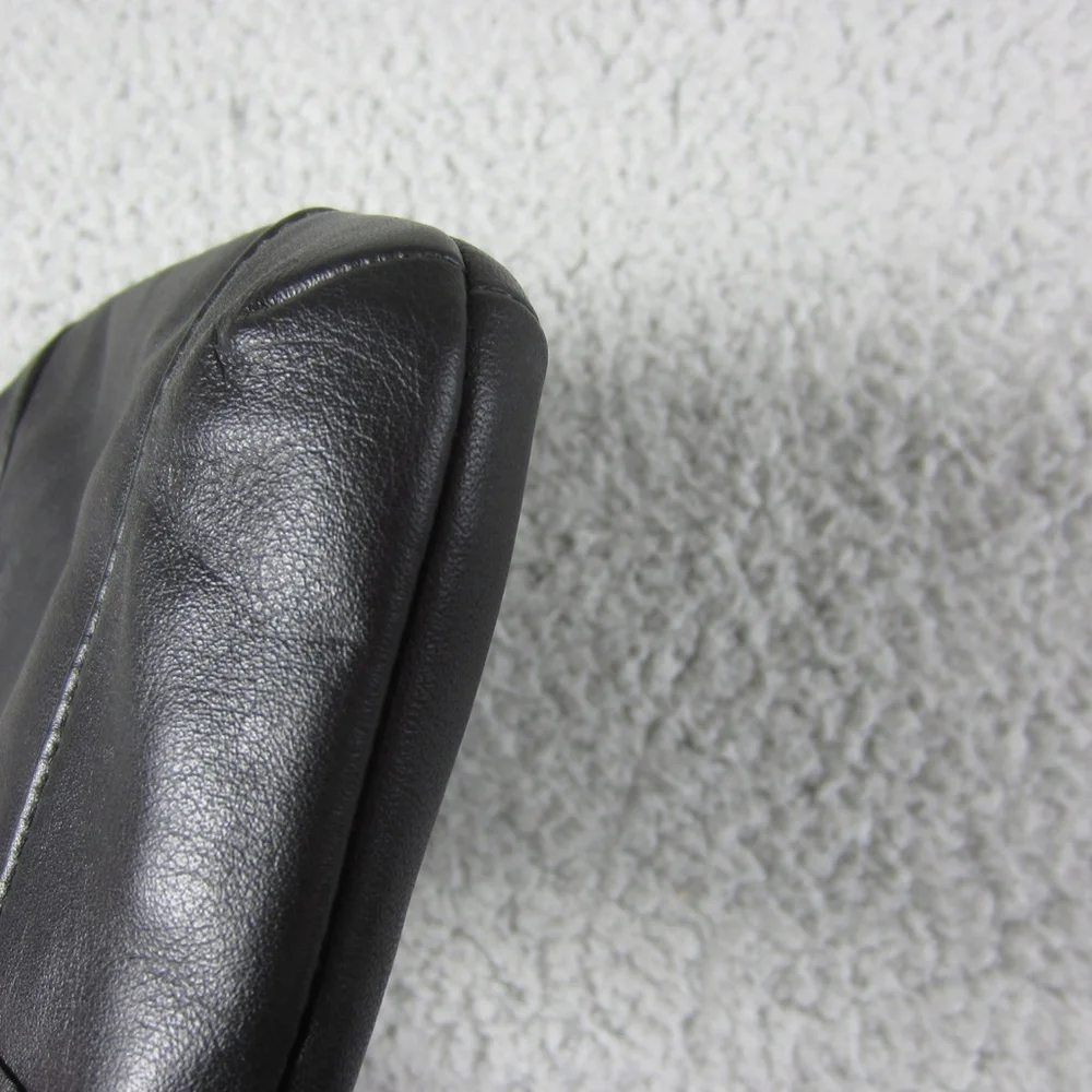 COACH  Patent Leather Wristlet Wallet Black‎ 7x5X1inch